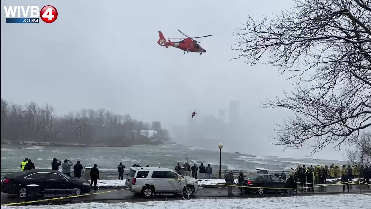 DRAMATIC VIDEO: Coast Guard attempts rescue at edge of Niagara Falls – KTLA
